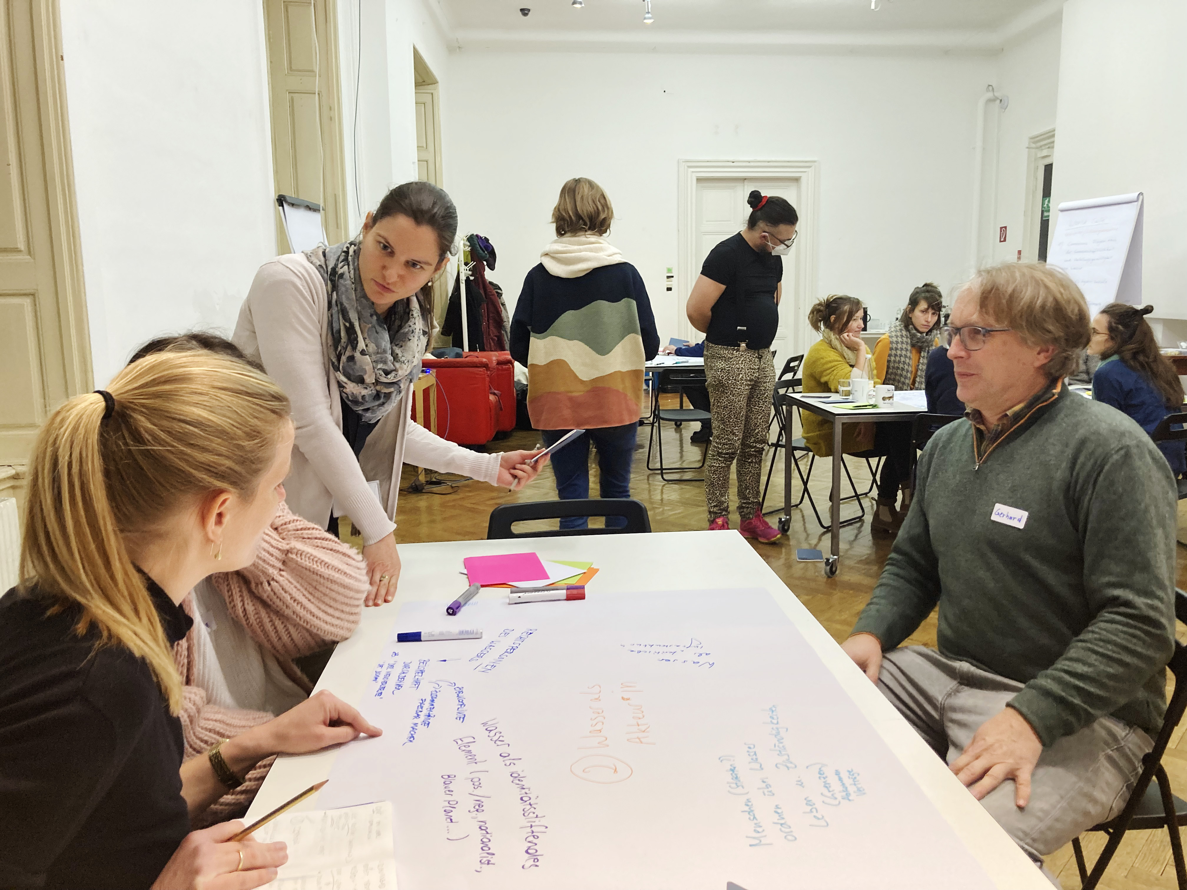 Participants of the SHARING WATER Workshop Commons and Co-Creation at the Volskundemuseum Vienna 2022
