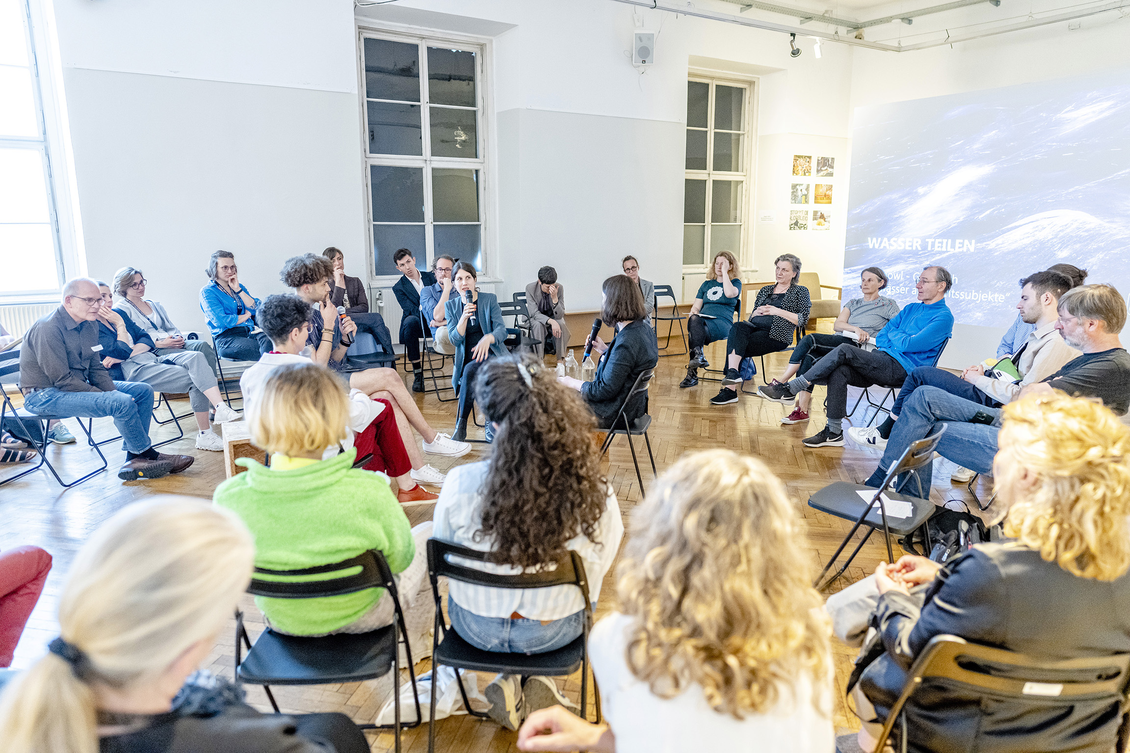 Fishbowl Talk at the Open Day SHARING WATER